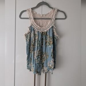 Lovestitch Boho Crochet Sleeveless Top